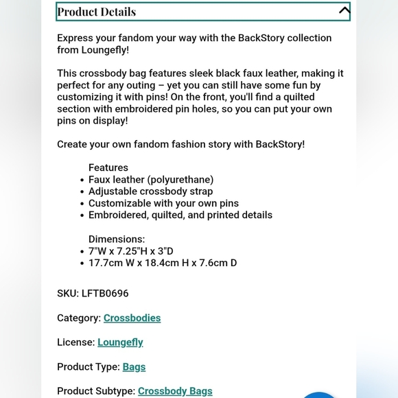 Elegant Black Quilted Circle Bag - Picture 5 of 5